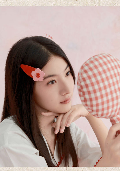 Likio x Xiaoxiao – Icing Blossom Leather BB Clip