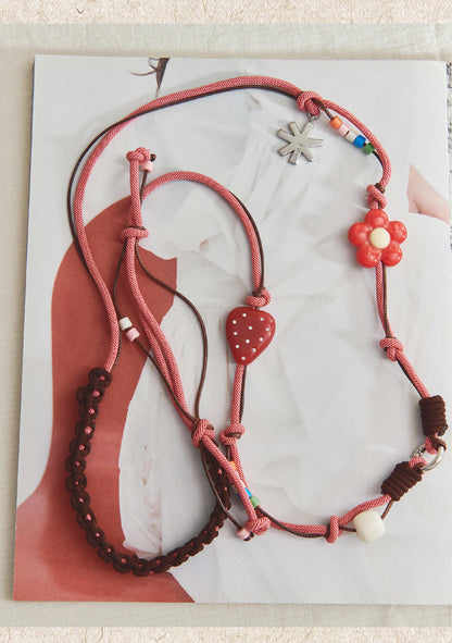Likio x Xiaoxiao – Handwoven Phone Strap with Beads