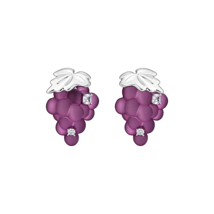 Likio Orchard Collection Grape Gem Earrings