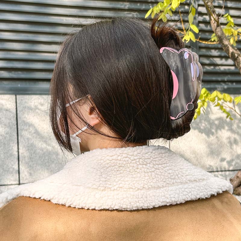 Moon rabbit Hair Clip