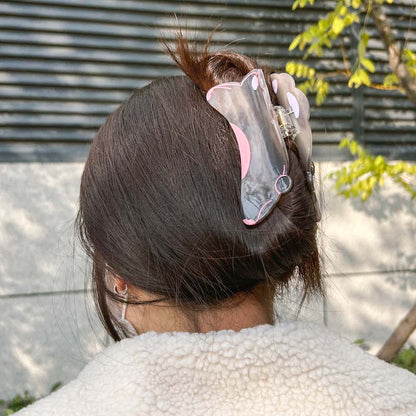 Moon rabbit Hair Clip