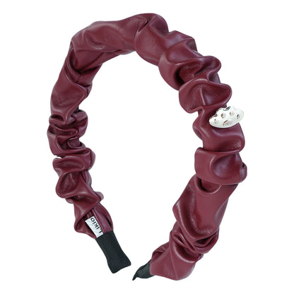 Likio × Teraoka Natsumi 2026 Collection Ruched Gem Claw Headband
