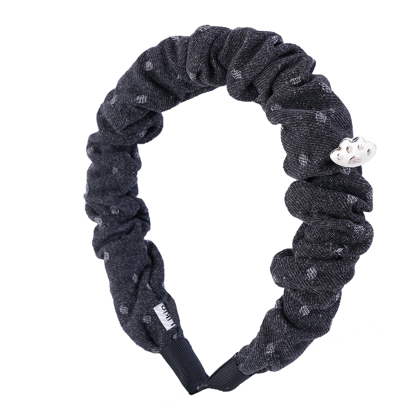 Likio × Teraoka Natsumi 2026 Collection Ruched Gem Claw Headband