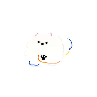 Likio × Teraoka Natsumi 2026 Collection Marshmallow Puppy Hair Clip New