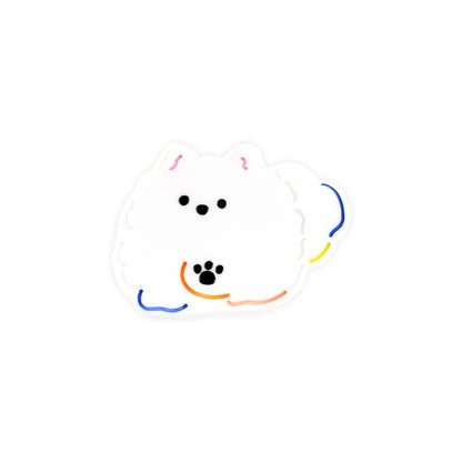 Likio × Teraoka Natsumi 2026 Collection Marshmallow Puppy Hair Clip New