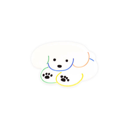 Likio × Teraoka Natsumi 2026 Collection Marshmallow Puppy Hair Clip New