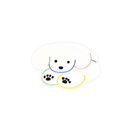 Likio × Teraoka Natsumi 2026 Collection Marshmallow Puppy Hair Clip New