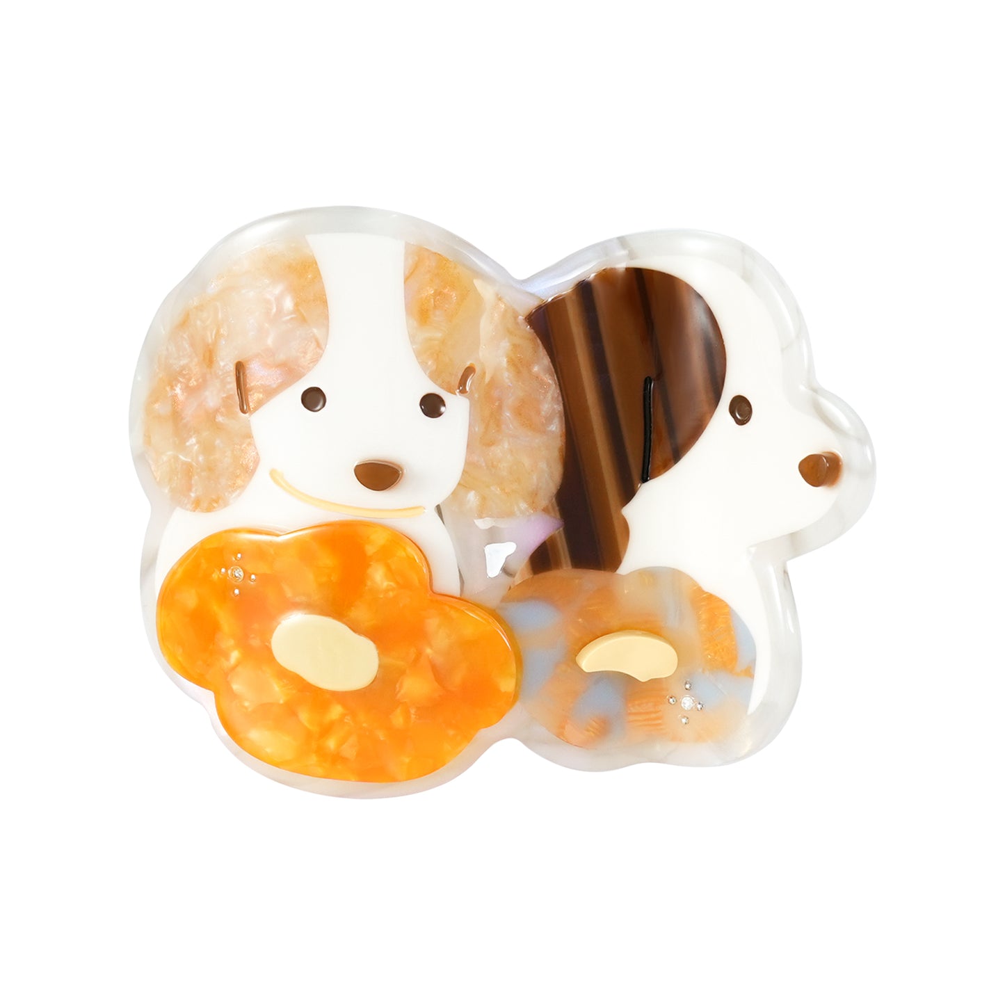 Likio × Teraoka Natsumi 2026 Collection Celebration Puppy Flat Hair Claw