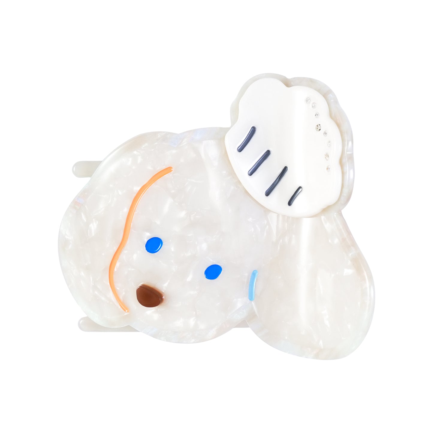 Likio × Teraoka Natsumi 2026 Collection Celebration Puppy Flat Hair Claw