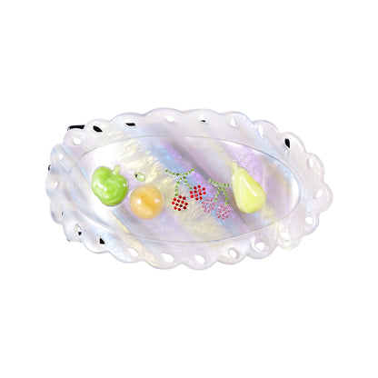 Likio Free Kitchen Collection Dinner Plate Shell Flat Hair Claw