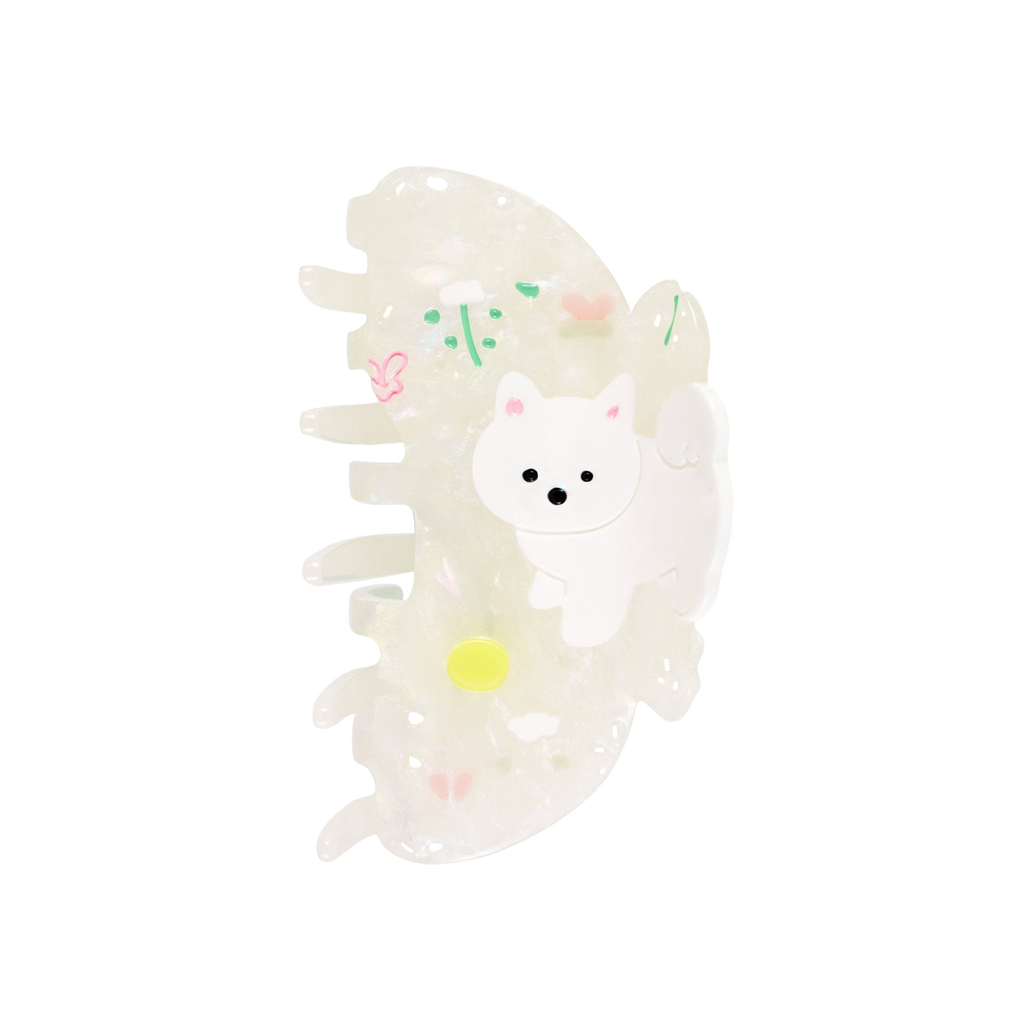 Likio × Teraoka Natsumi 2026 Collection Puppy in Bloom Hair Claw