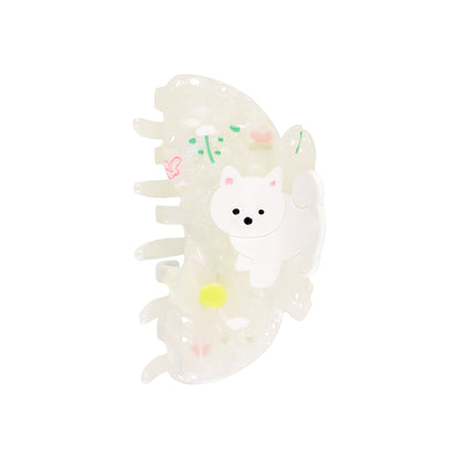 Likio × Teraoka Natsumi 2026 Collection Puppy in Bloom Hair Claw