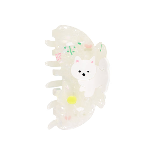 Likio × Teraoka Natsumi 2026 Collection Puppy in Bloom Hair Claw