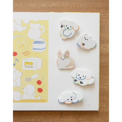 Likio × Teraoka Natsumi 2026 Collection Marshmallow Puppy Hair Clip New