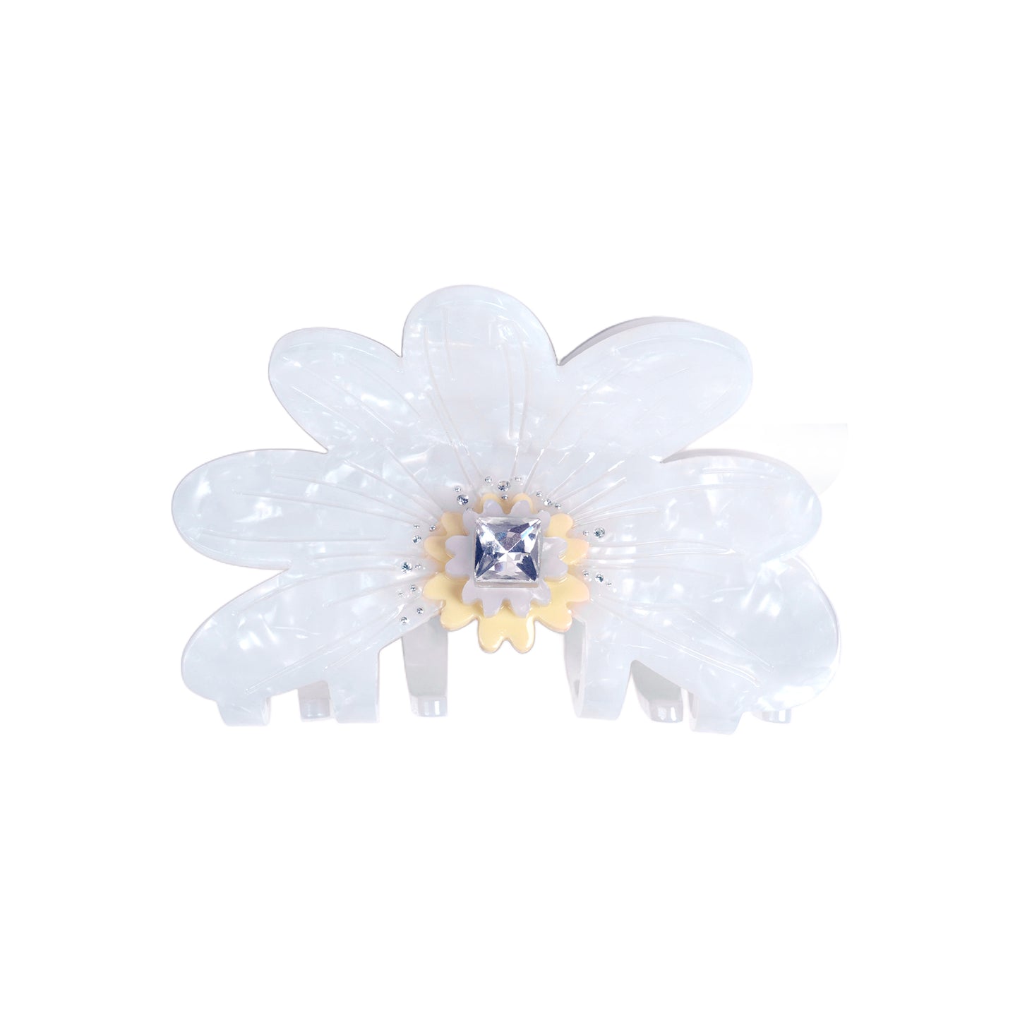 Diamond Daisy Hair Claw