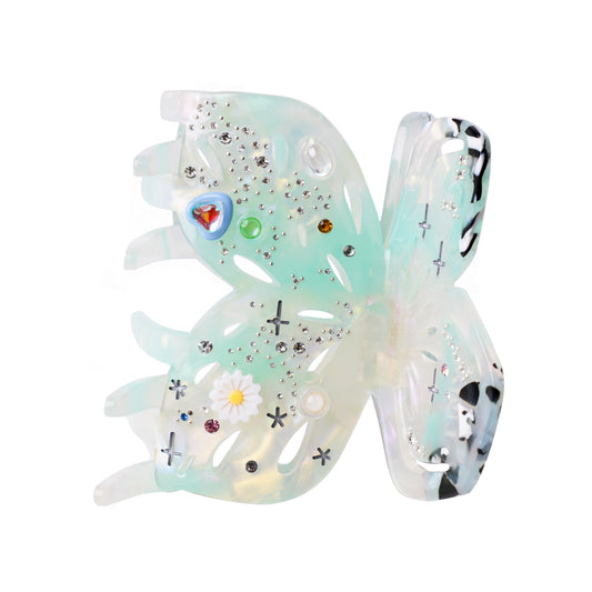 Starry Butterfly Gem Hair Claw