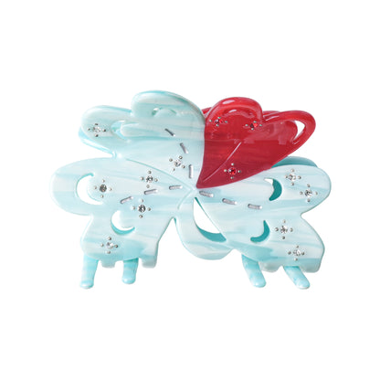 Lucky Magic True Love Clover Hair Claw