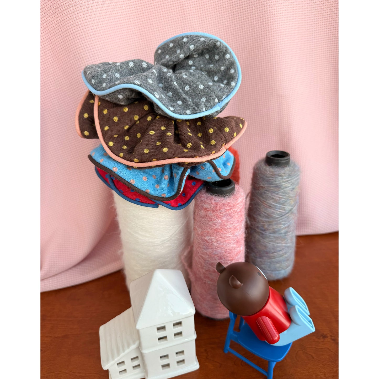 Colorful Dots Soft Scrunchie