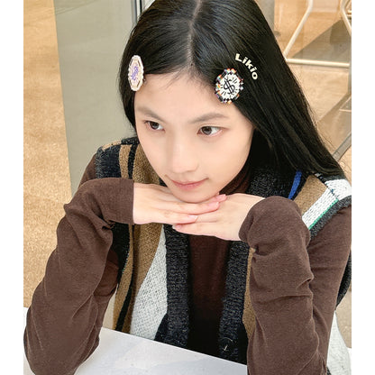 Gold Coin Hair Clip