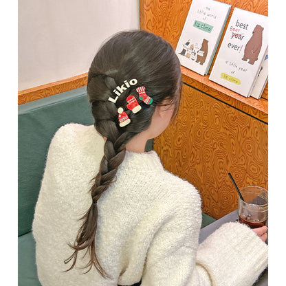 Cozy Christmas Gift Set Hair Clip