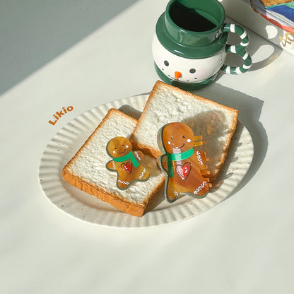 Brave Heart Gingerbread Hair Claw
