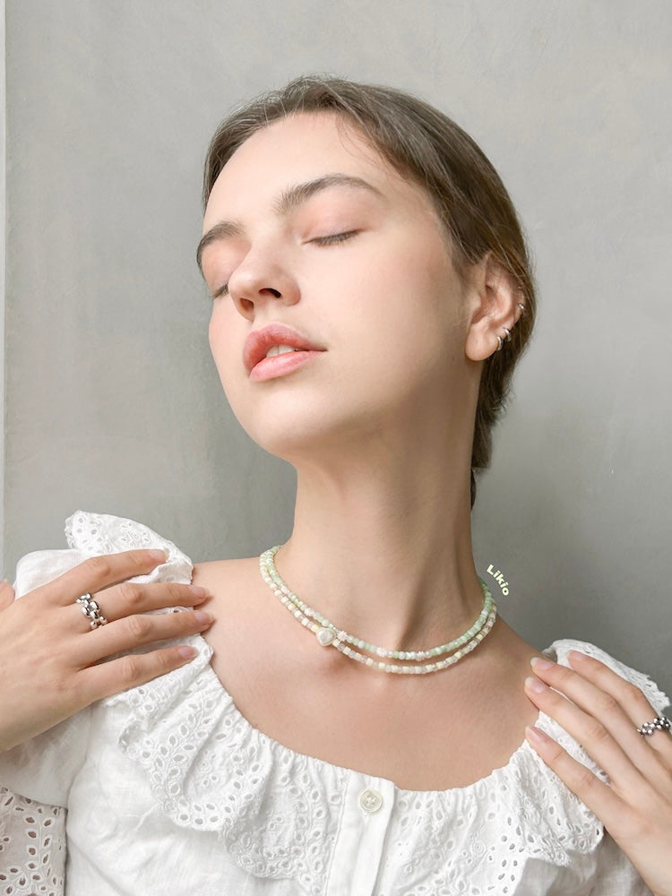 Shell beaded necklace