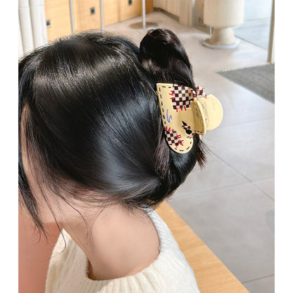Mended Heart Patchwork Hair Claw