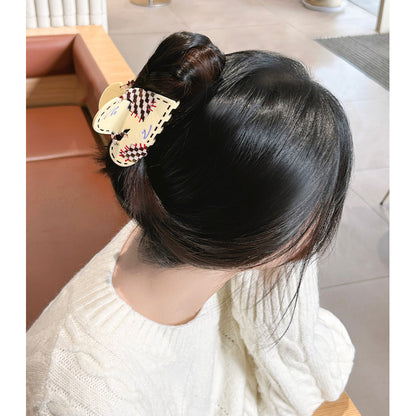 Mended Heart Patchwork Hair Claw
