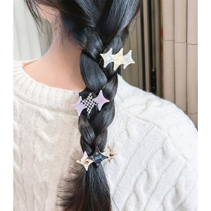 Colorblock Starburst Hair Clip