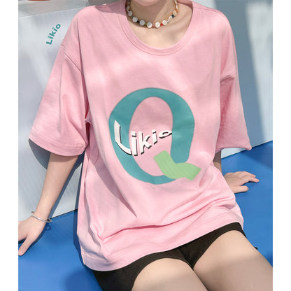 Likio colorful “Q” T-shirt