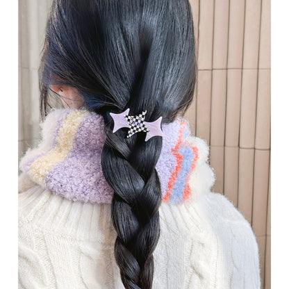 Colorblock Starburst Hair Clip