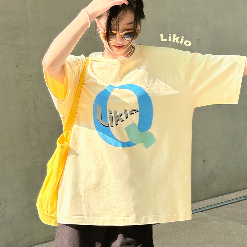 Likio colorful “Q” T-shirt