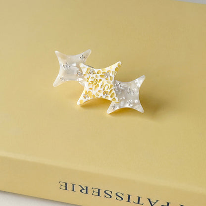 Colorblock Starburst Hair Clip