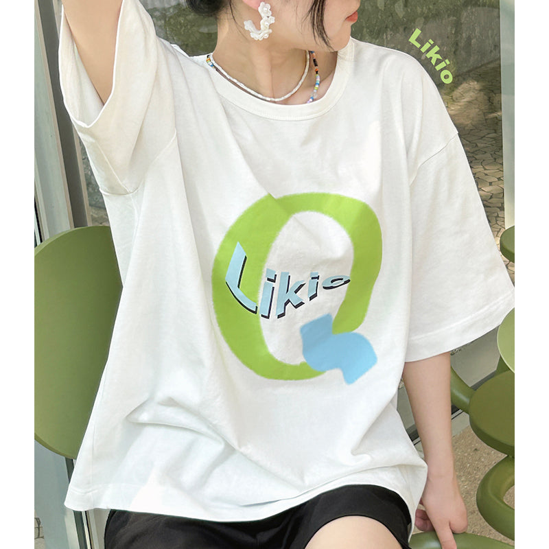 Likio colorful “Q” T-shirt