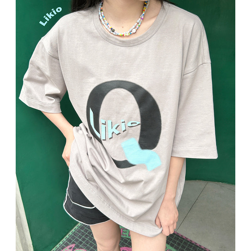 Likio colorful “Q” T-shirt