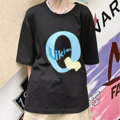 Likio colorful “Q” T-shirt