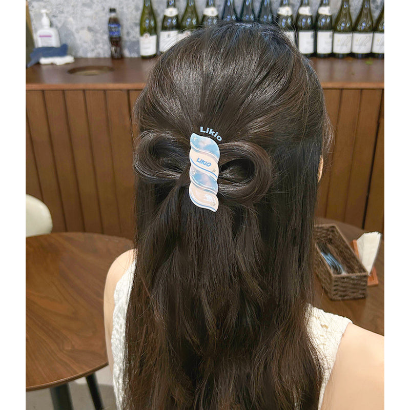 Cotton Candy Twist Hair Clip