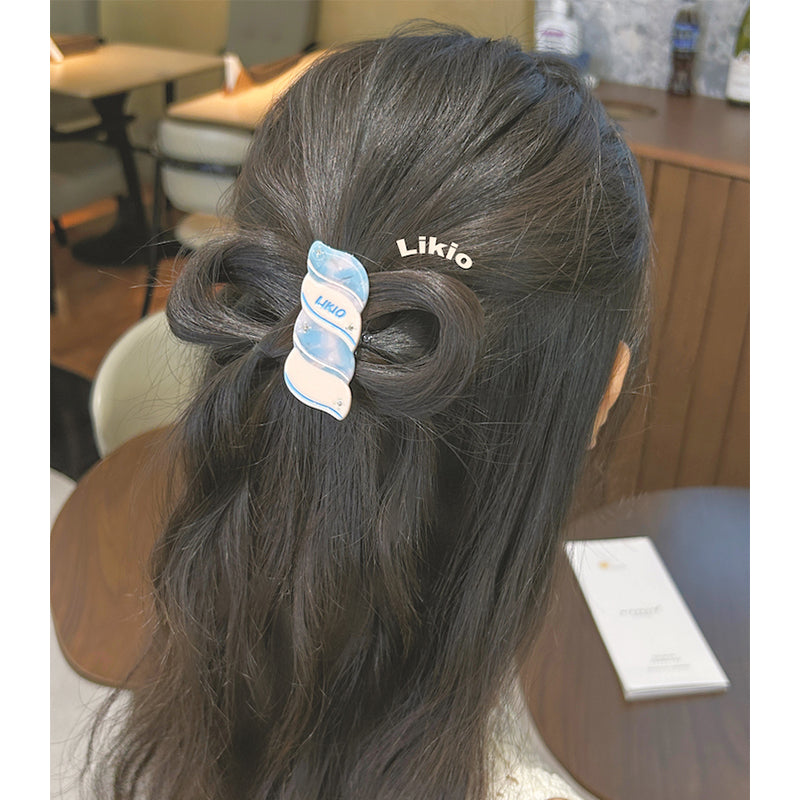 Cotton Candy Twist Hair Clip