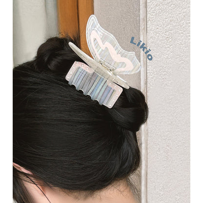 Colouring wing butterfly Hair Clip