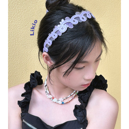 Telephone line headband