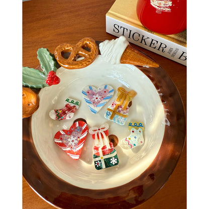 Warm Christmas Holiday Gift Set Hair Clip