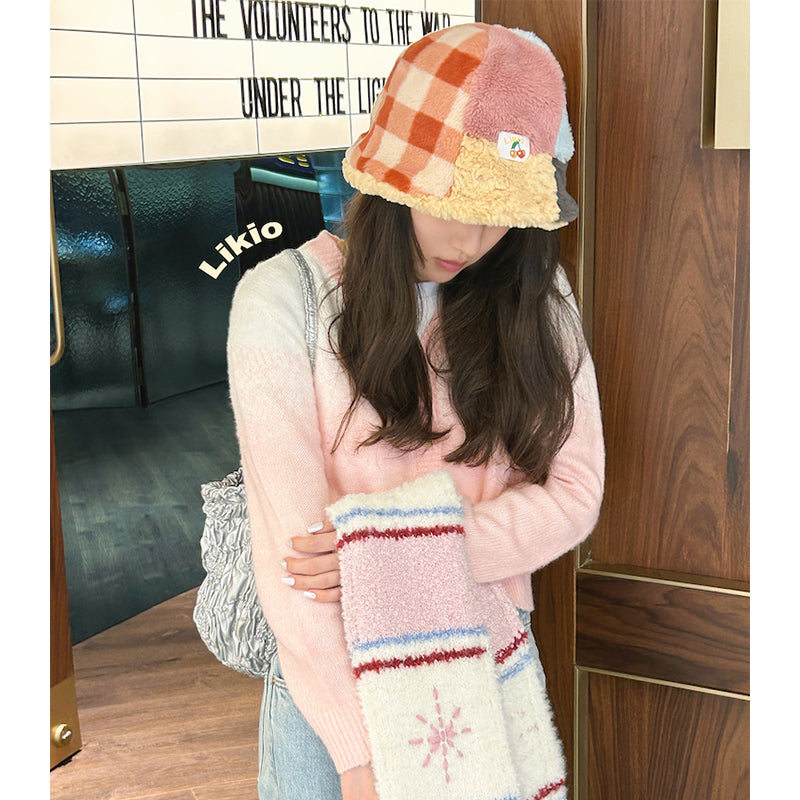 Colorblock Pudding Hat