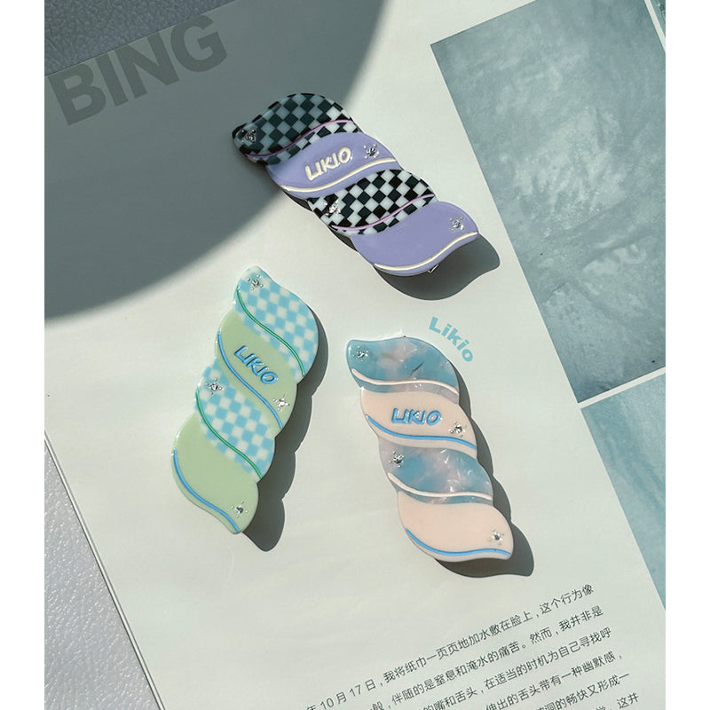 Cotton Candy Twist Hair Clip