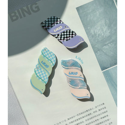 Cotton Candy Twist Hair Clip