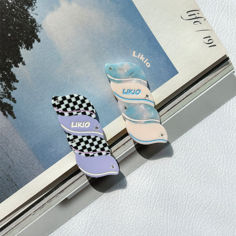 Cotton Candy Twist Hair Clip