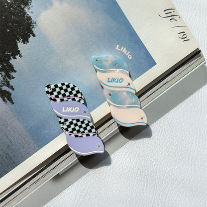 Cotton Candy Twist Hair Clip