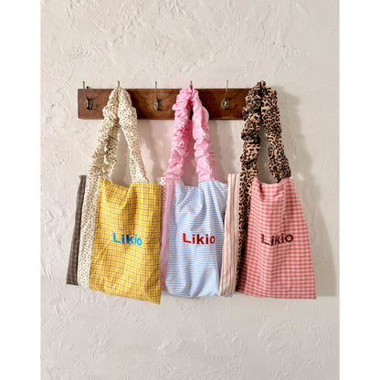 Likio “Light Pleats” Colour Patchwork Tote Bag