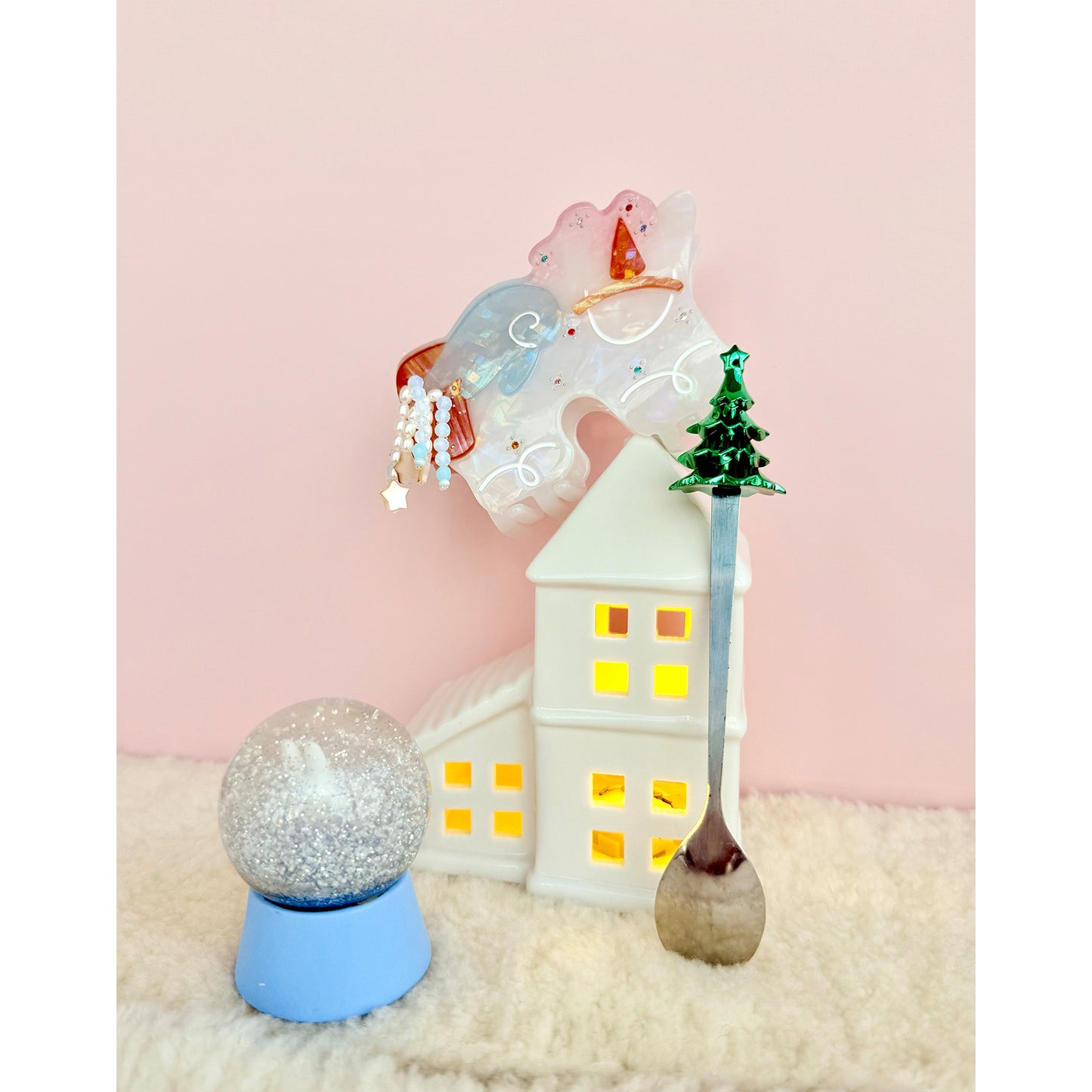 Lucky Pony Beads Hair Claw