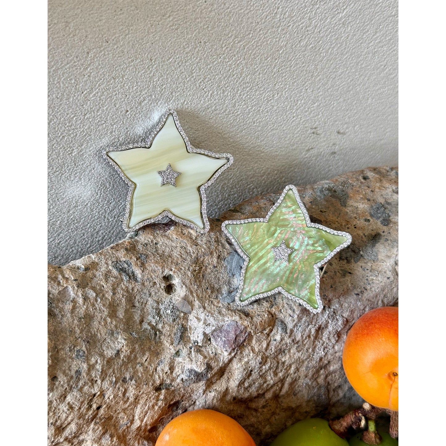 Likio Fruit Collection Twinkly Starfruit Gem Hair Clip