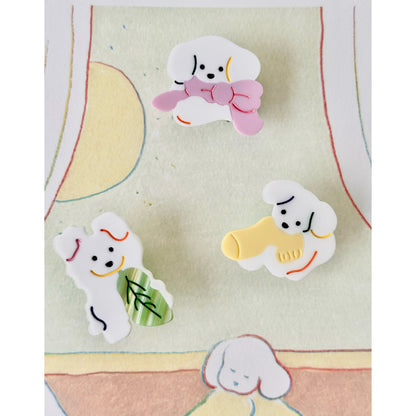 Likio × Teraoka Natsumi 2026 Collection Companion Puppy Hair Clip